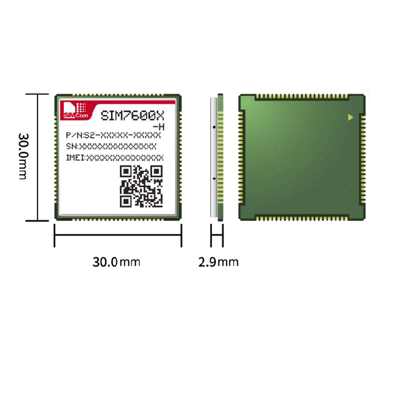 Multi Band 4G LTE Cat 4 Module SIM7600G H Muyumodule multi-band-4g-lte-cat-4-module-sim7600g-h-muyumodule